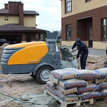 3 bedroom: Полусухая стяжка пола под ключ. - Механизированная подача смеси — 5