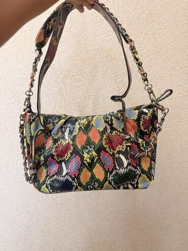 кайыш отук: Сумка Tony Bellucci, черная, из натуральной фактурной кожи. Б/ У в — 4