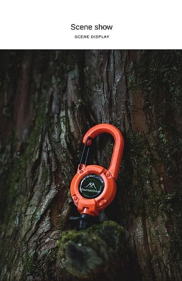 Ретрактор-карабин Mountainhiker с тросиком Компактный — 2