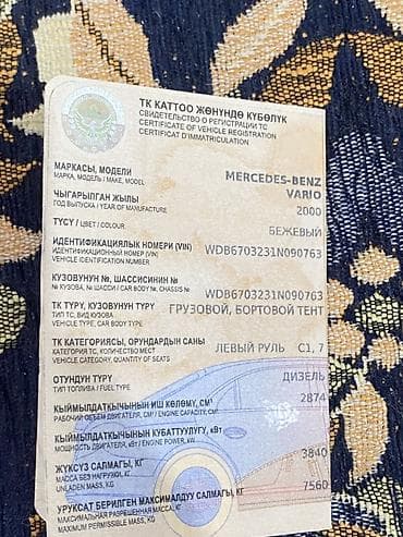 запчасти спритер: Грузовик, Mercedes-Benz, Дубль — 1