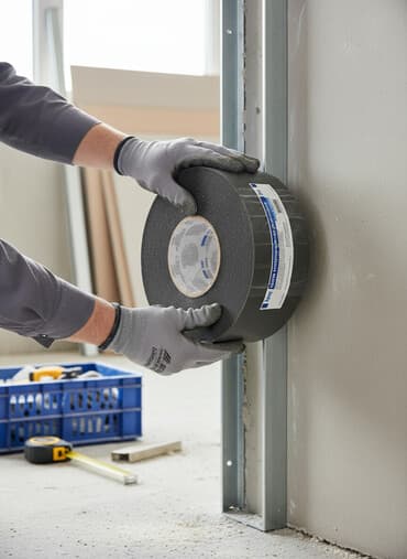 Уплотнительная лента Knauf Dichtungsband используется для герметизации