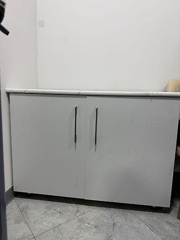 Тумба для вещей и одежды, Без зеркала, Другой материал, цвет - Серый — 2