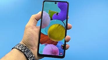 poco m7: Samsung Galaxy A51, Б/у, 128 ГБ, цвет - Черный, 2 SIM — 2