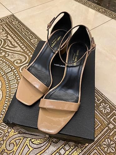 v beach: Босоножки, 39, Б/у, цвет - Бежевый, Самовывоз — 1