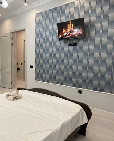 посуточные дома: 1 бөлмө, Душ кабинасы, Жаздык, жууркан-төшөк каптары, Кондиционер — 5