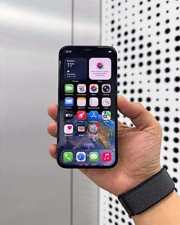 iphone mini: IPhone 12 Pro, Б/у, 256 ГБ, Pacific Blue, Защитное стекло, Чехол, В рассрочку, 77 % — 1