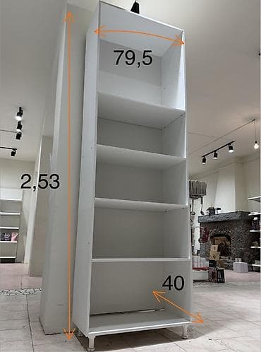 зеркало доя дома: Офисный стеллаж, Новый, ЛДСП, Самовывоз, цвет - Белый — 2