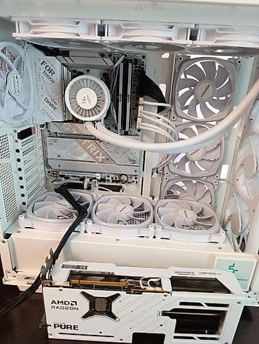 am 3: Компьютер, ядер - 16, ОЗУ 32 ГБ, Игровой, Б/у, AMD Ryzen 7 Pro, NVIDIA GeForce RTX 5080, SSD — 8
