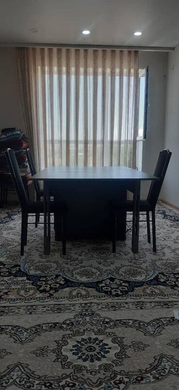 раздвижной полированный стол: Ашкана үчүн үстөл, Жаңы, Тик бурчтуу, Бүктөлүүчү — 2