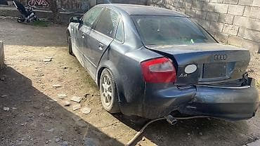 двер ауди 100: Audi A4 седан (B6), тёмно‑синий цвет, левый руль. Бензиновый 1.8 Turbo — 3