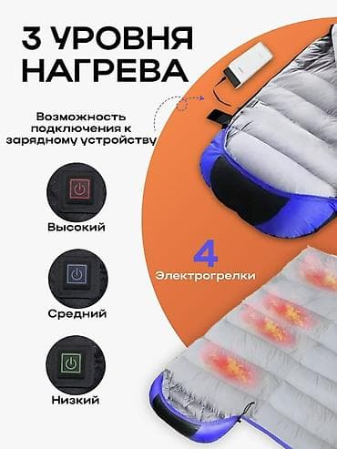 спальни мешок: Одеяло, Китай, Новый, Холлофайбер, Все сезоны, С подогревом — 4