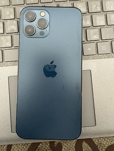 cg pods: IPhone 12 Pro Max, 128 ГБ, Pacific Blue, 75 % — 1