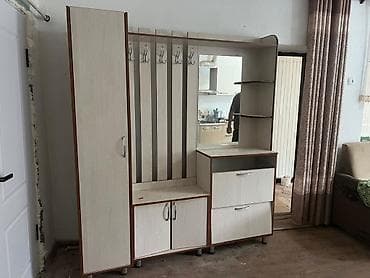 Прихожая модульная с зеркалом и открытыми полками ширина 180 высота — 2