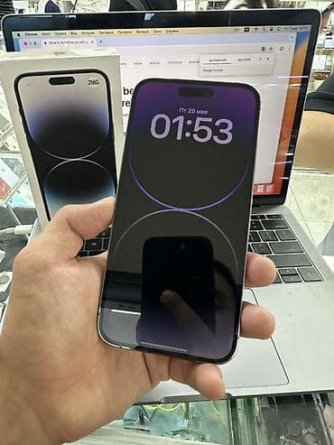 iphone 5s 32 neverlock: IPhone 14 Pro Max, Б/у, 256 ГБ, Deep Purple, Коробка, 95 % — 3