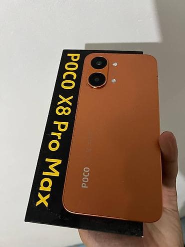 1 plus: Poco X8 Pro Max, Б/у, 256 ГБ, цвет - Оранжевый — 3