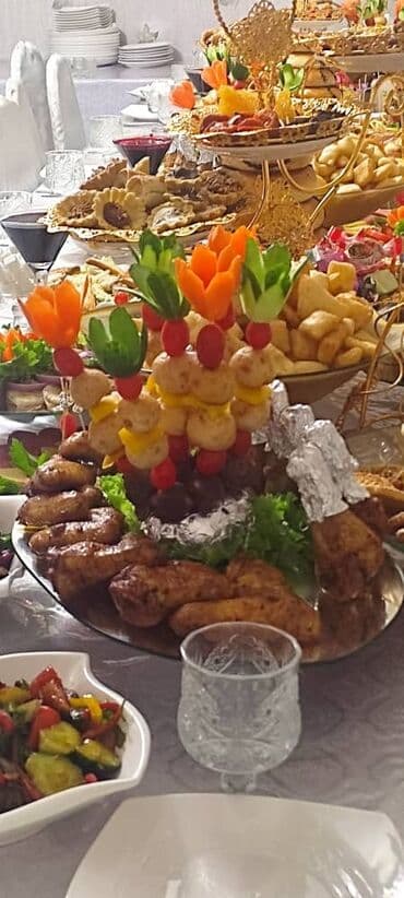 услуги повара на дому в бишкеке: Выездные банкеты | Повара, Посудомойки, Организатор-администратор | Фуршетный стол — 8