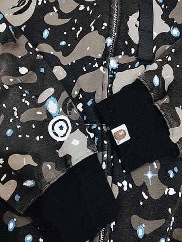 Спорттук кийим: Костюм худи + джоггеры с принтом «акула» и камуфляжем эксклюзивный — 4