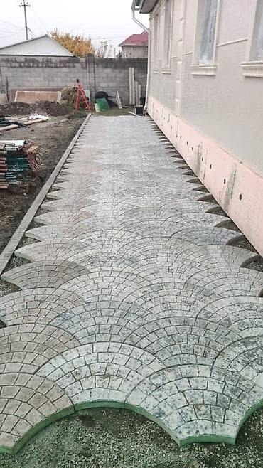 топоз яки: Евробрусчатка, Орнамент, Резина, Куюлган, Жаңы — 7