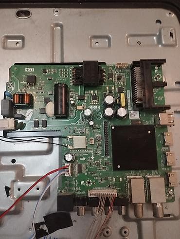 4 pin: Основная плата (main board) для LED/LCD телевизора, с блоком питания — 1
