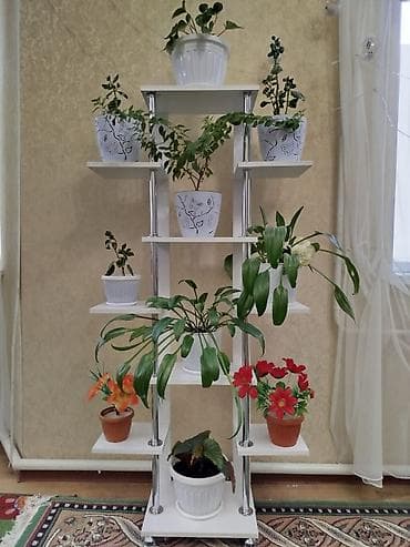 полки напольные: Полка, этажерка для цветов, Новый, ЛДСП — 1