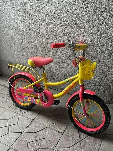 велики за 5000: Детский велосипед, 4-колесный, 4 - 6 лет, Для девочки, Б/у — 3