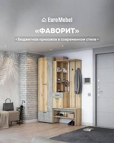 горки для зала фото и цены: Прихожая «Фаворит» от EuroMebel — компактный модульный гарнитур в — 2