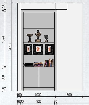 small table: Кухонный гарнитур, цвет - Серый — 9