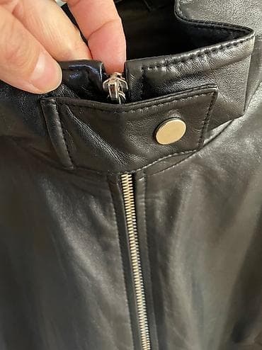 Красота и здоровье: Новая натуральная кожанная куртка женская,размер на 46-48(M) очень — 3