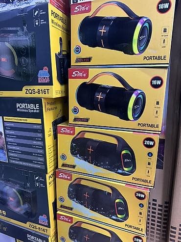 Аудиотехника: Портативные беспроводные колонки KOLEER: - Серия H51 Portable Bass — 5