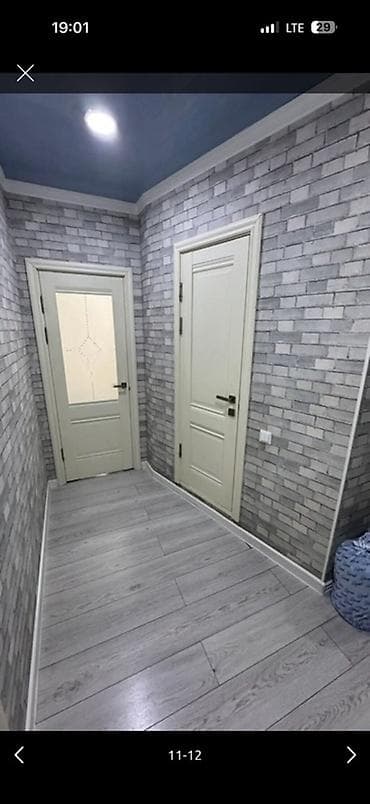 ысык куле: 2 бөлмө, 45 м², Жеке план, 4 кабат, Евро оңдоо — 9