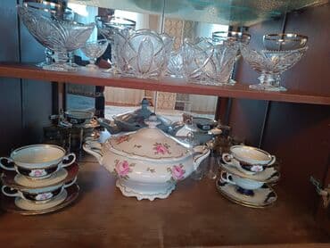 ножницы для сада: Коллекция столовой посуды и декоративного стекла/фарфора Состав — 3