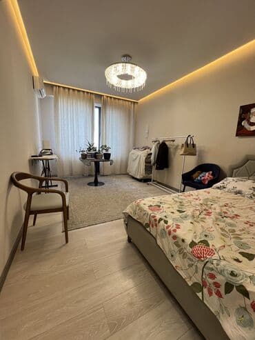 квартира бишкек 1 комнатная джал: 1 комната, 47 м², Элитка, 7 этаж, Дизайнерский ремонт — 11