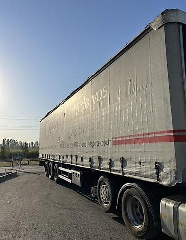 тентовой борт: Шторный полуприцеп Transports Coué - Тип: тентованный (шторный) — 3