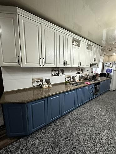 пос: Кухонный гарнитур, цвет - Синий — 3