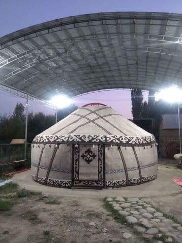 где можно купить палатку для отдыха: Аренда юрты, Каркас Деревянный, 85 баш, Самовар, С полом, Стол — 10