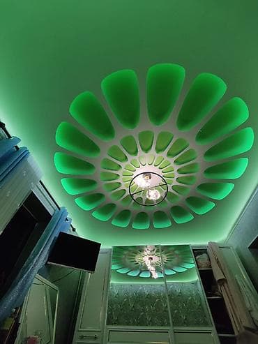 материал натяжной потолок: Натяжной потолок Глянцевое Монтаж — 6