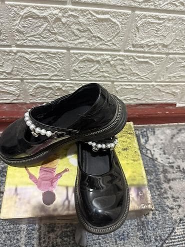 dunk low: Детские туфли для девочки (2 пары) 1) Кремово‑белые туфли с бантом - — 6