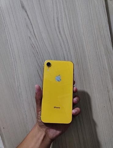 iphone xr xs: IPhone XR, желтый цвет память 128. Акб 83 все родное - Экран 6.1" — 2