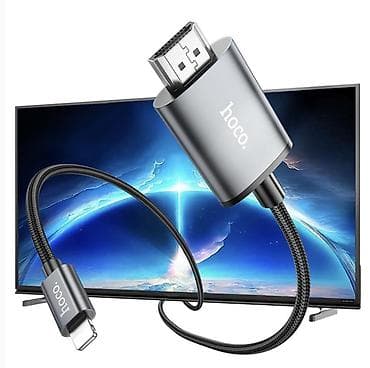 hdmi switch: HOCO UA27 iP to HDTV HD On‑Screen — кабель Lightning → HDMI для вывода — 7
