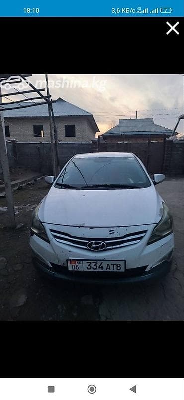 Hyundai Solaris: 2016 г., 1.6 л, Механика, Бензин, Седан