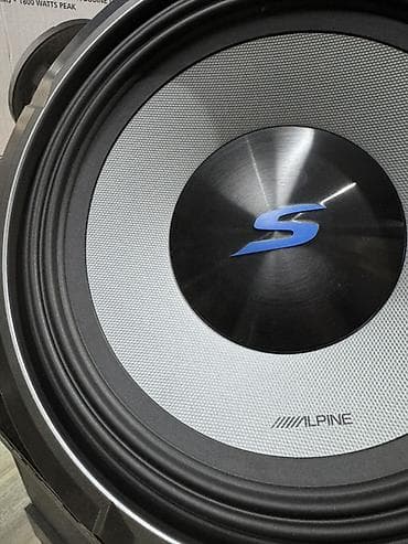 mini jack: Сабвуфер Alpine S2‑W12D2 (S‑Series) - Тип: 12" (30 см) сабвуфер для — 5