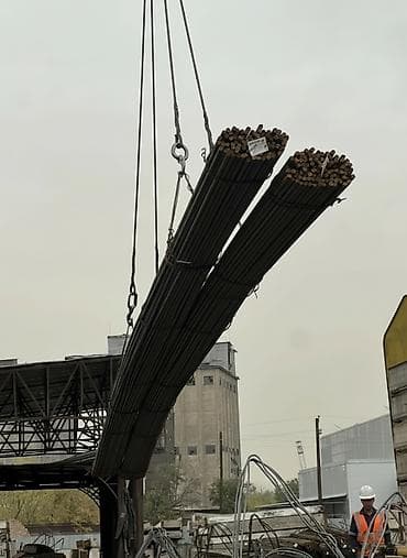 Арматура стальная рифленая (прутки в прутках/пачках) - Тип — 1