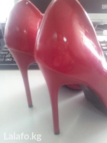 высокий каблук: Продаю новые туфли 10 см. красивый красный цвет фирма Aikalisha — 2