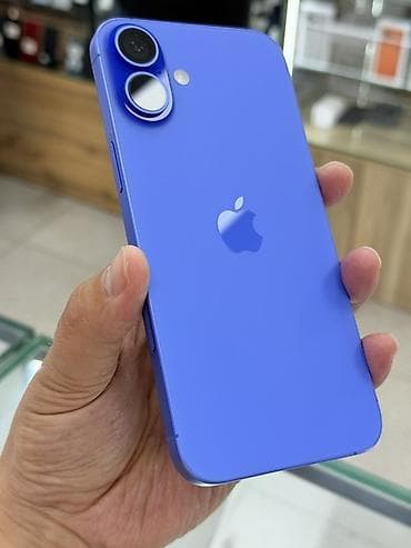 бу телефоны в бишкеке айфон: IPhone 16 Plus, Б/у, 256 ГБ, Синий, Защитное стекло, Чехол, 94 % — 3