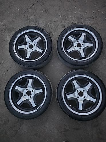 Колеса в сборе 195 / 45 / R 16, Лето, Б/у, Комплект, Легковые, Литые, отверстий - 4