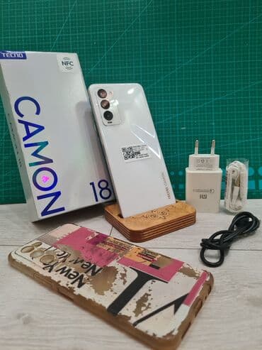 poco f6 pro цена в бишкеке: Tecno Camon 18, Б/у, 128 ГБ, цвет - Белый, 2 SIM — 1
