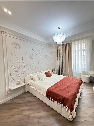 Недвижимость: 2 комнаты, 75 м², Элитка, Асанбай мкр Элитка, 1 этаж, Дизайнерский ремонт — 6