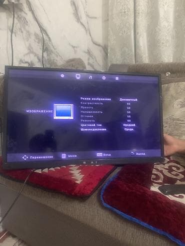 Техника и электроника: Телевизор SAI, диагональ около 32". Плоская LED‑панель с тонкими — 2