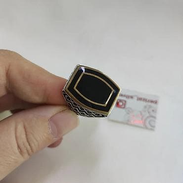 peri: Серебряный Мужской кольцо Серебро с марказидами 925/ пробы — 2