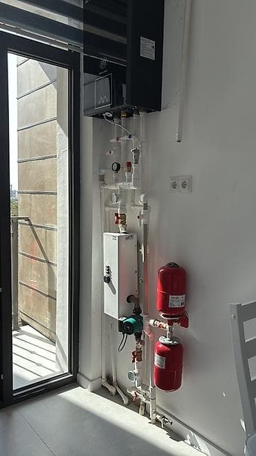 газ устанофка: Газовый настенный двухконтурный котёл с комплектом обвязки и — 1